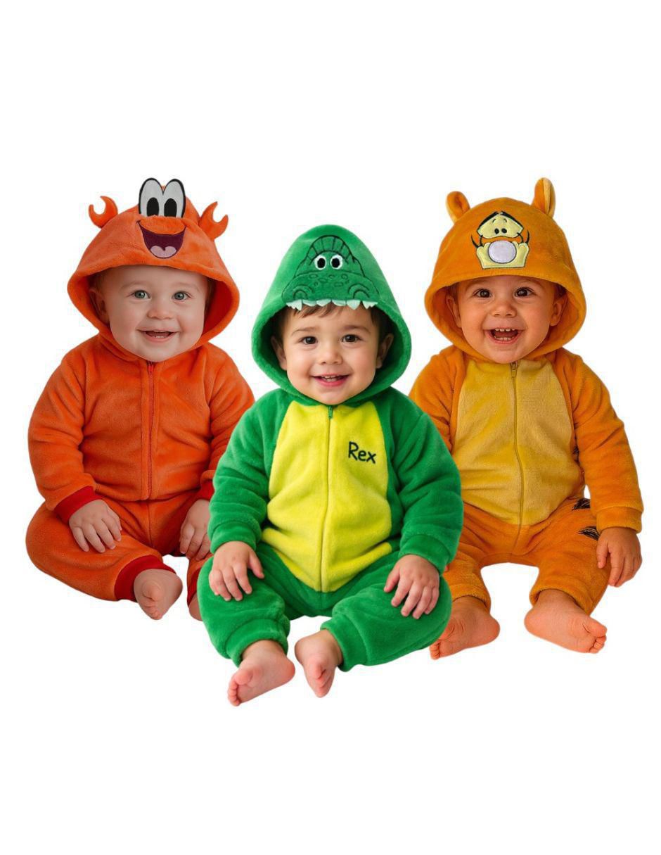 Mameluco Sebastian, Rex Y Tigger para bebé niño Mameluco Sebastian, Rex Y Tigger para bebé niño