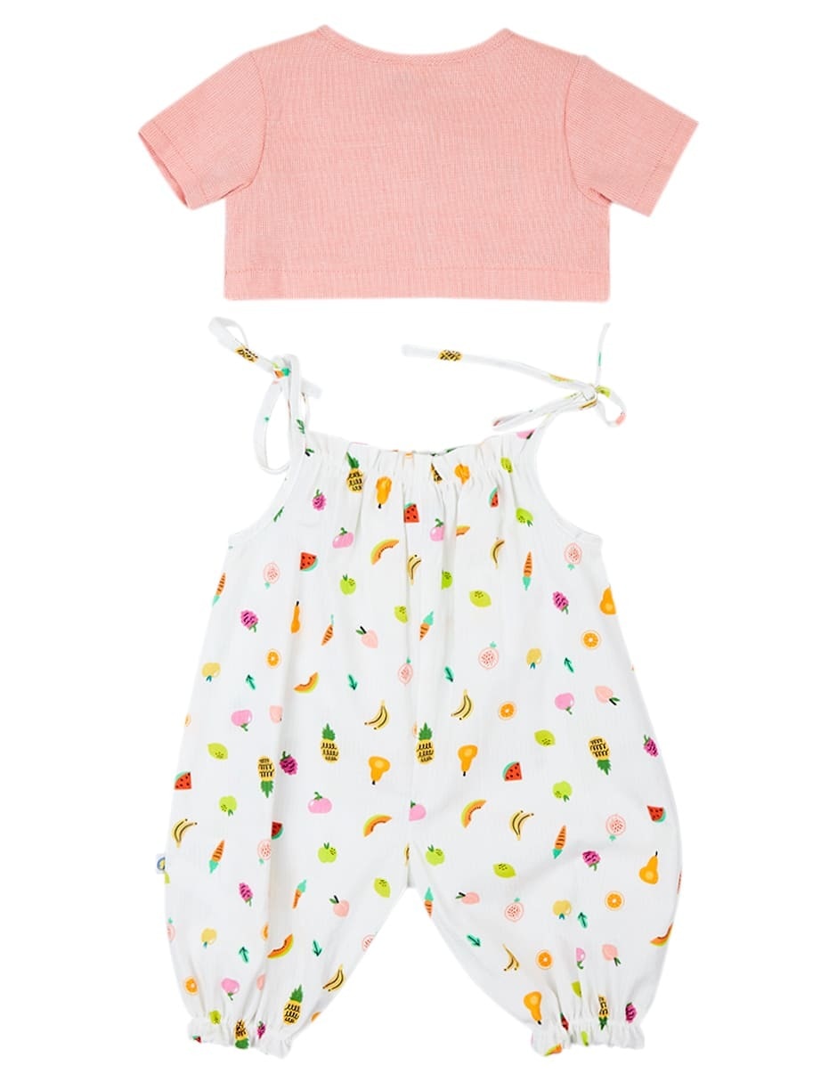 Conjunto de algodón para bebé niña