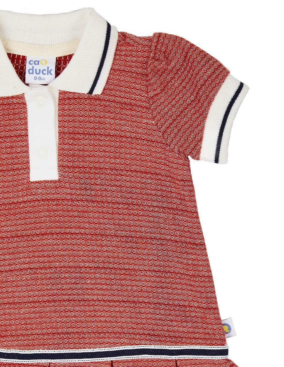 Vestido con calzón manga regular para bebé niña