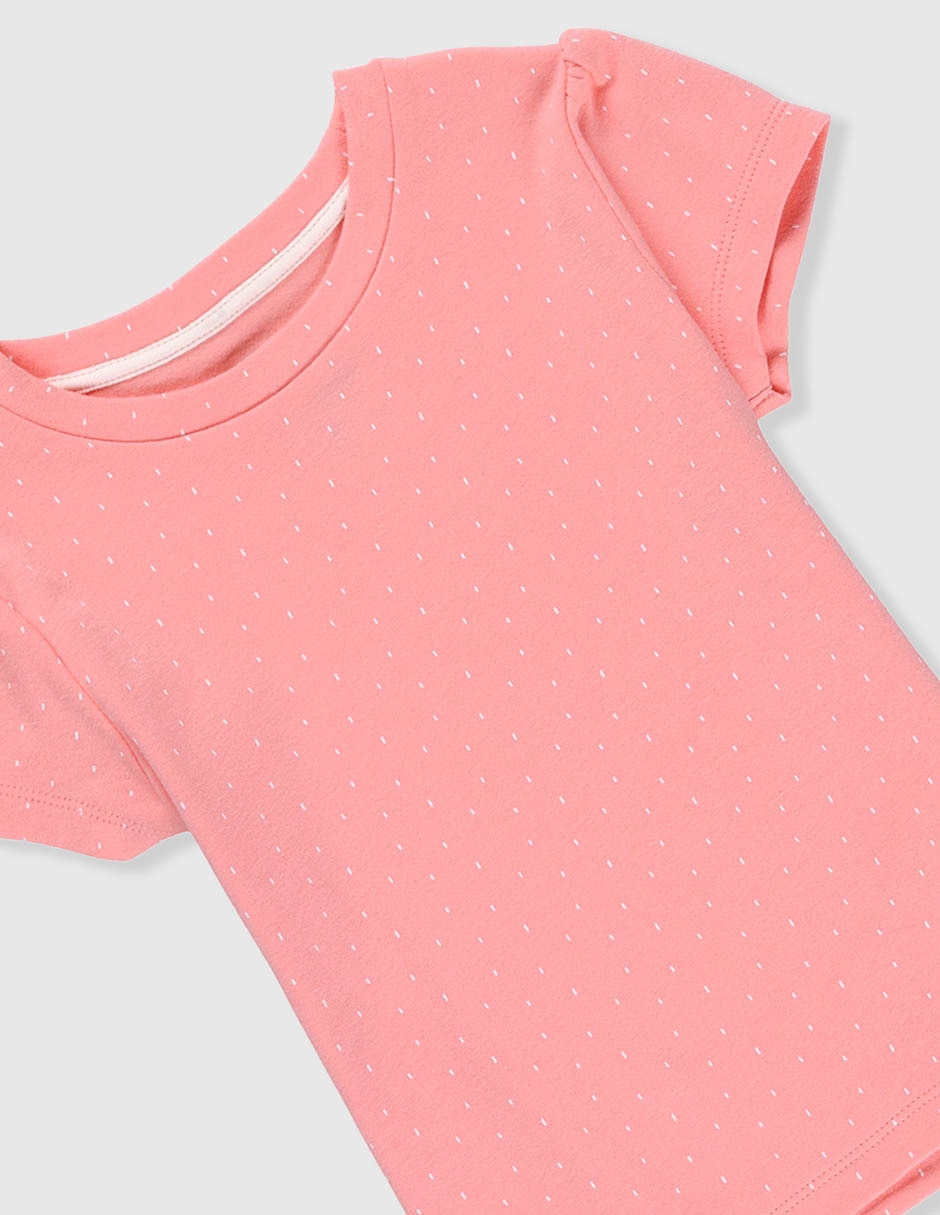 Set playera Piquenique Babies manga corta para bebé niña