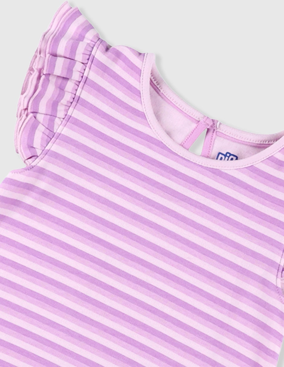 Set playera piquenique babies manga corta para bebé niña