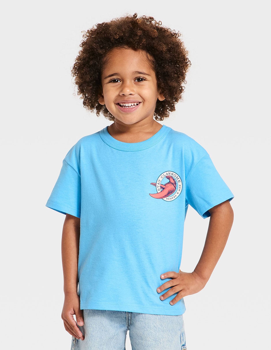 Playera manga corta para niño Playera manga corta para niño