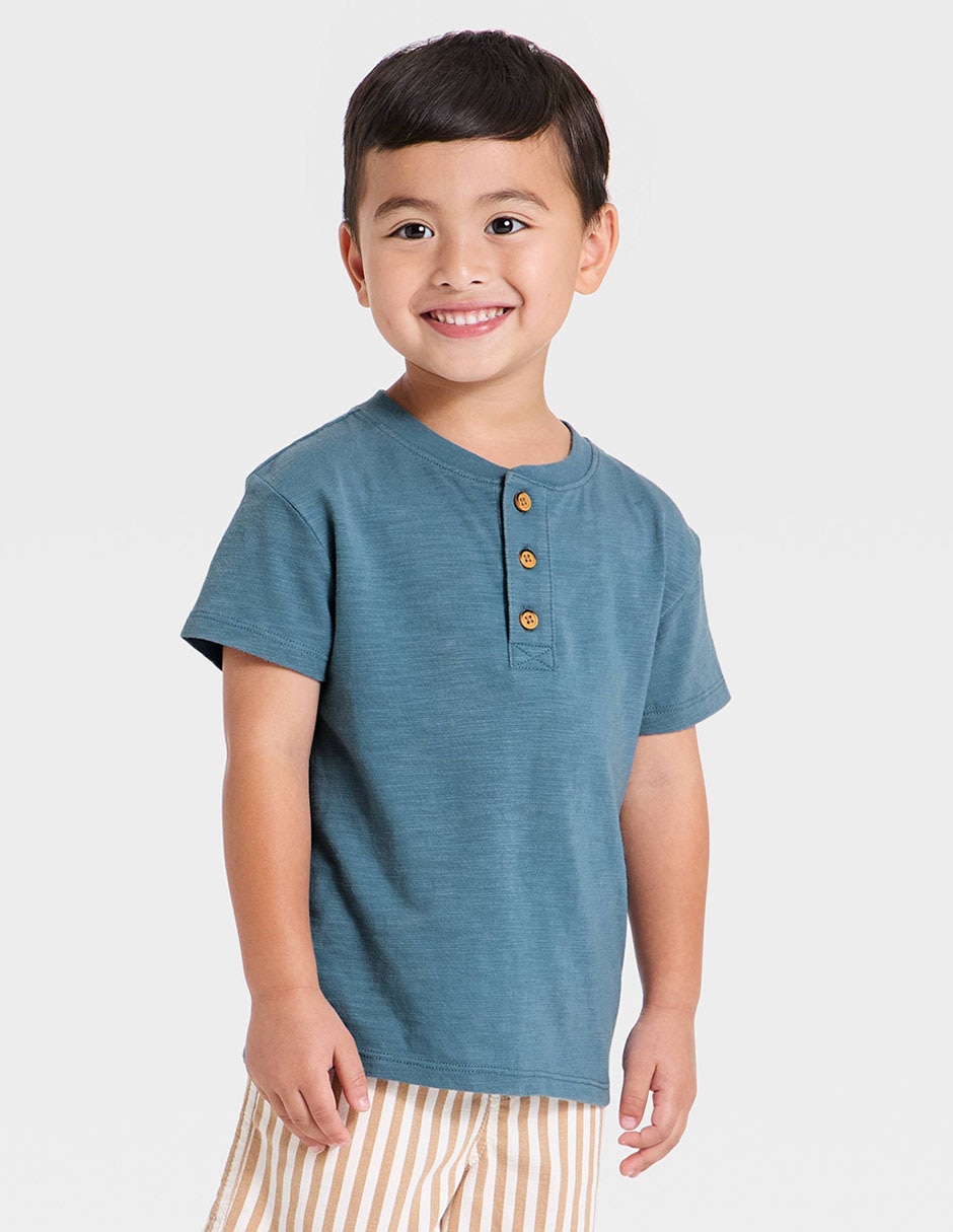 Playera Cat & manga corta para niño Playera Cat & manga corta para niño