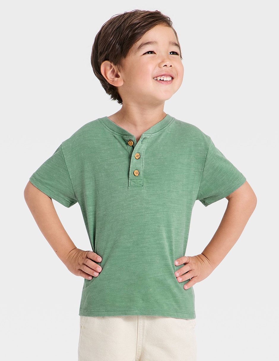 Playera manga corta para bebé niño Playera manga corta para bebé niño