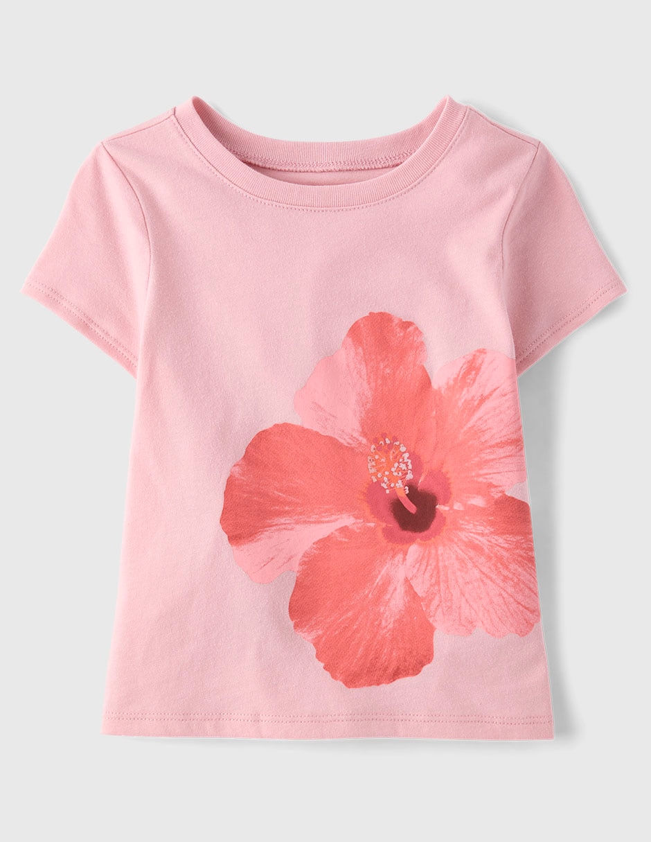 Playera The Children's Place manga corta para bebé niña