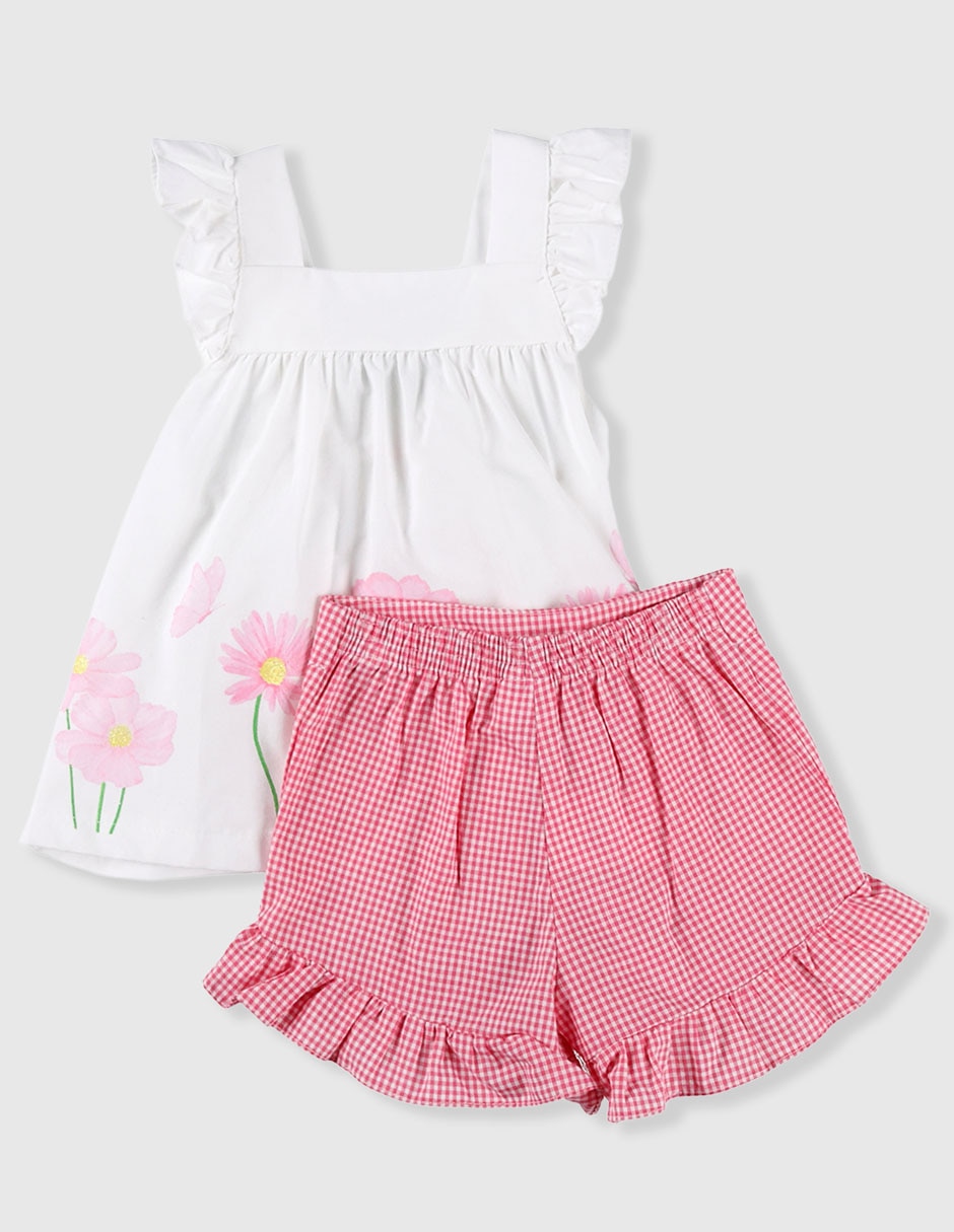 Conjunto de algodón para bebé niña 1