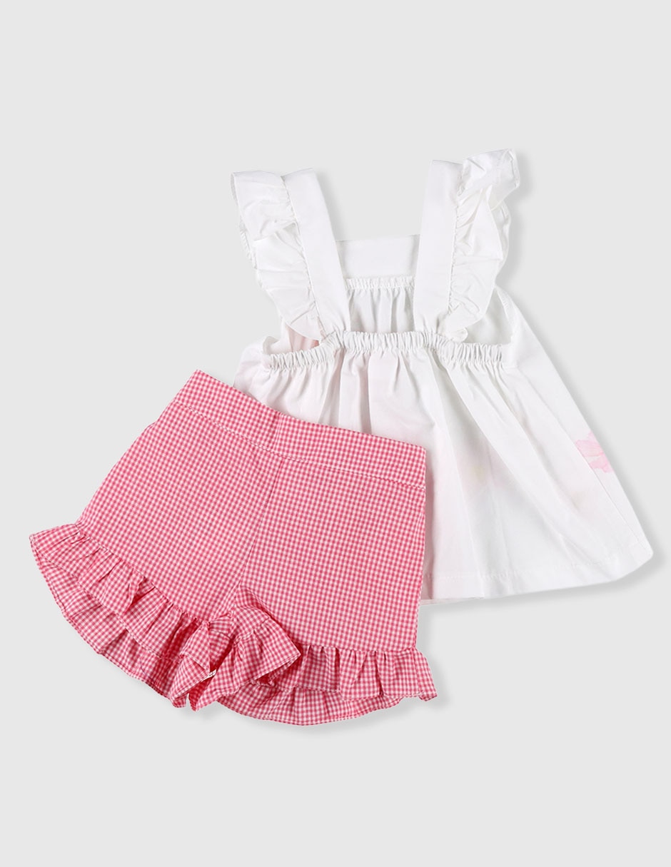 Conjunto de algodón para bebé niña 5