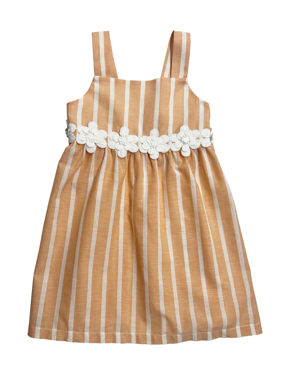 Vestido manga volantes para bebé niña Vestido manga volantes para bebé niña