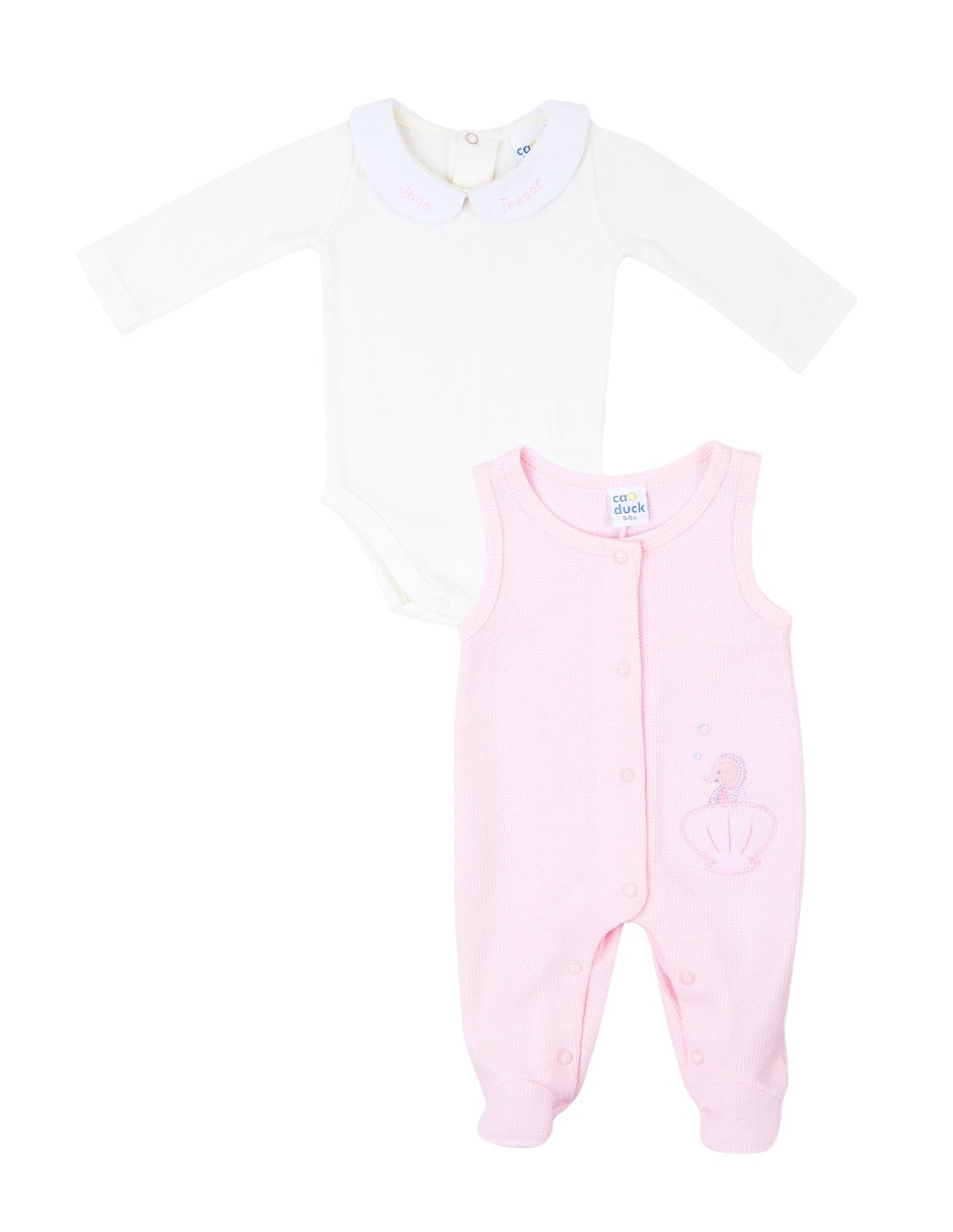 Conjunto de algodón para bebé niña
