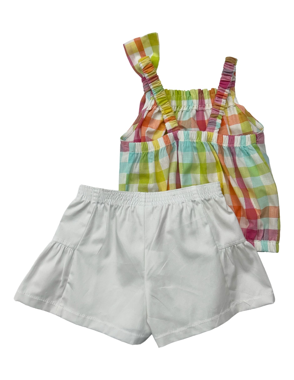 Conjunto de algodón para bebé niña 6