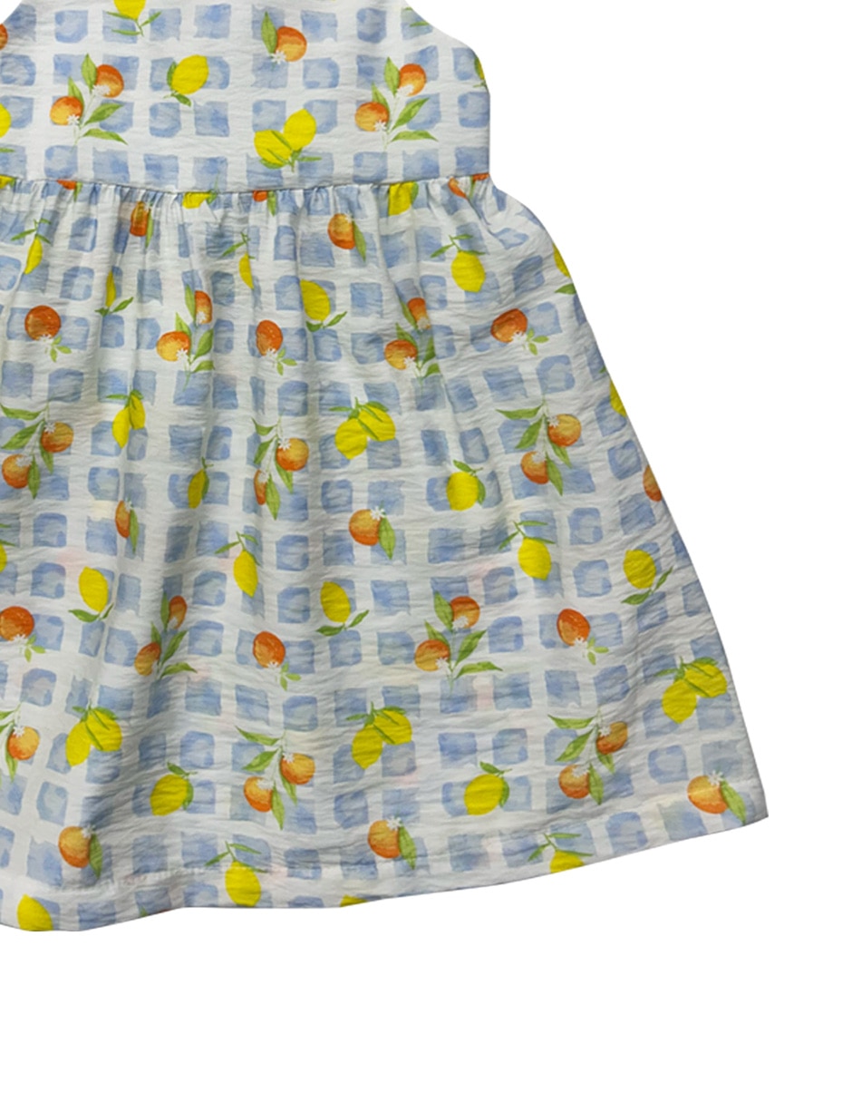 Vestido sin manga para bebé niña