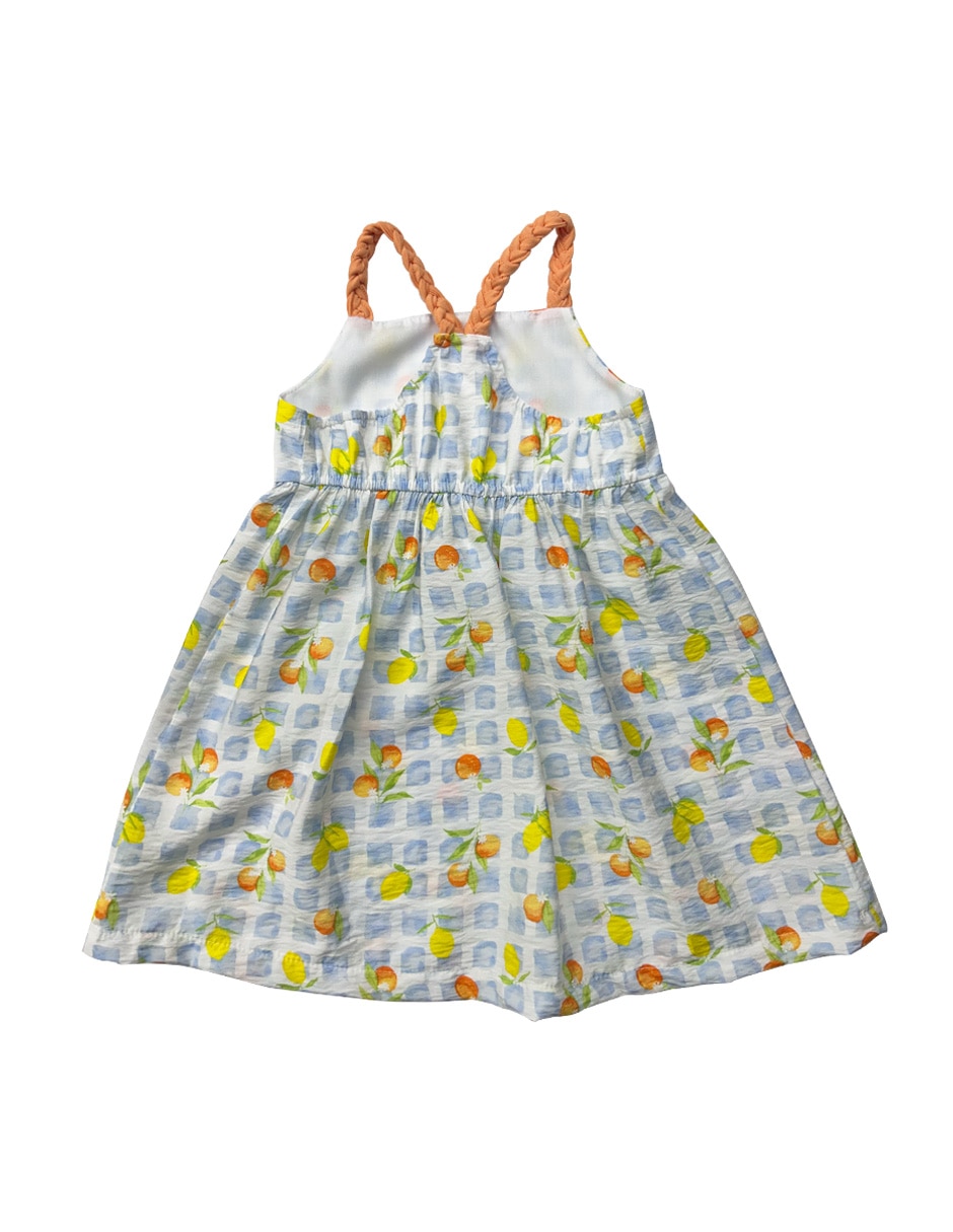 Vestido sin manga para bebé niña