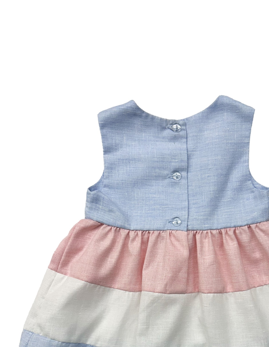 Vestido sin manga para bebé niña