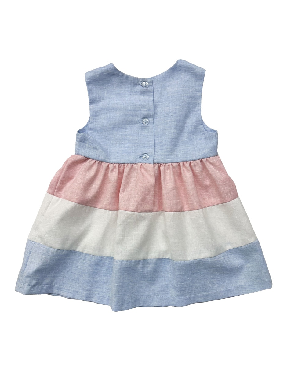 Vestido sin manga para bebé niña