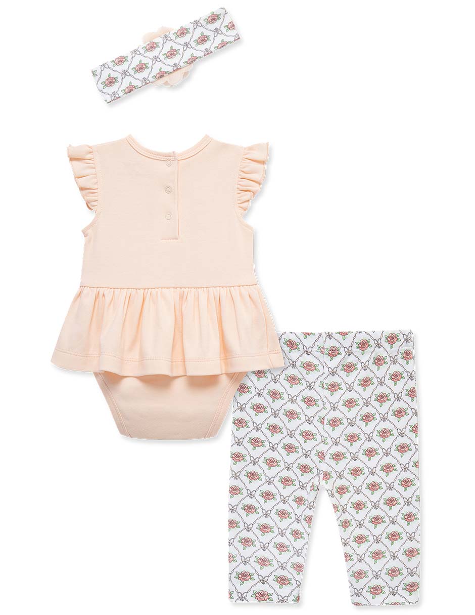 Conjunto de algodón para bebé niña