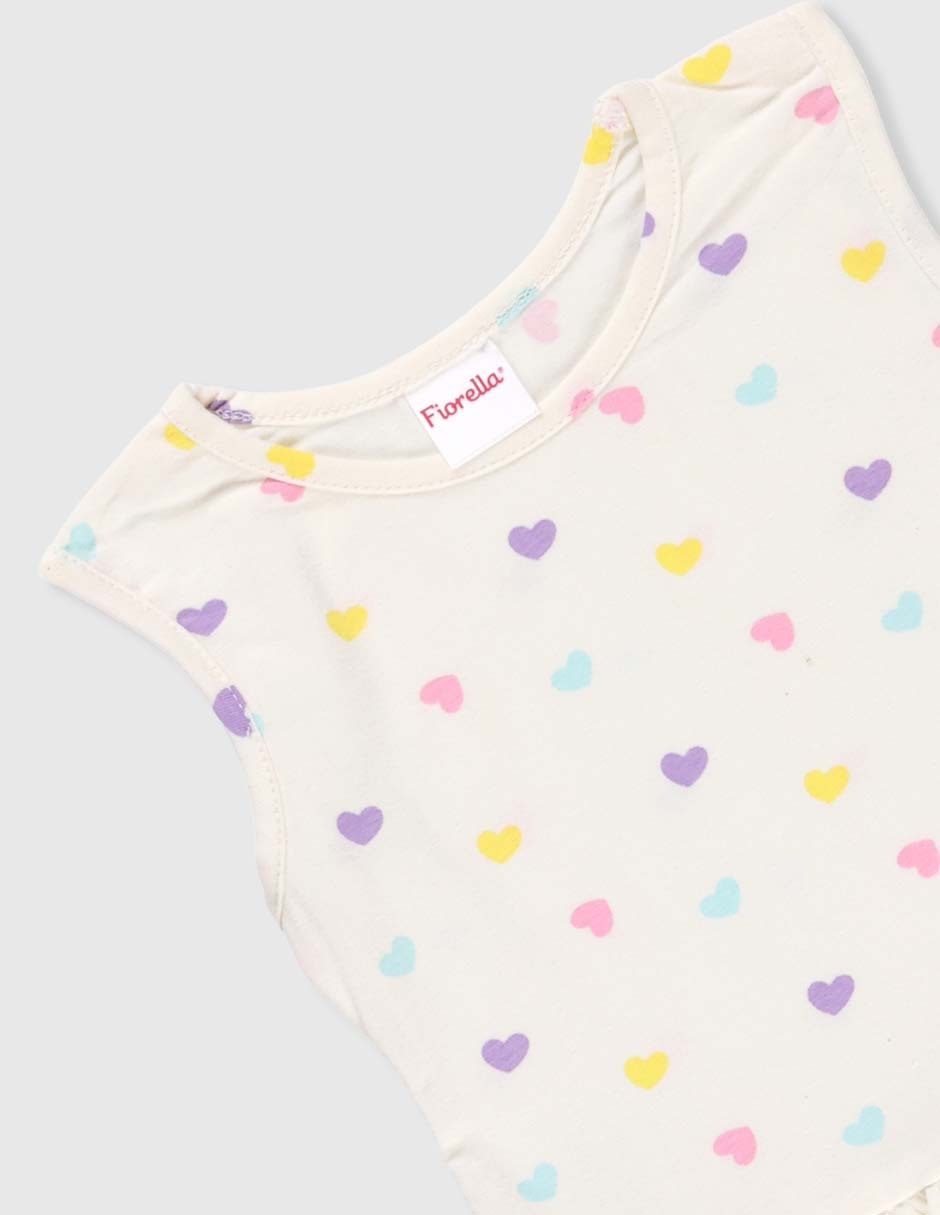 Set de blusa Fiorella para niña