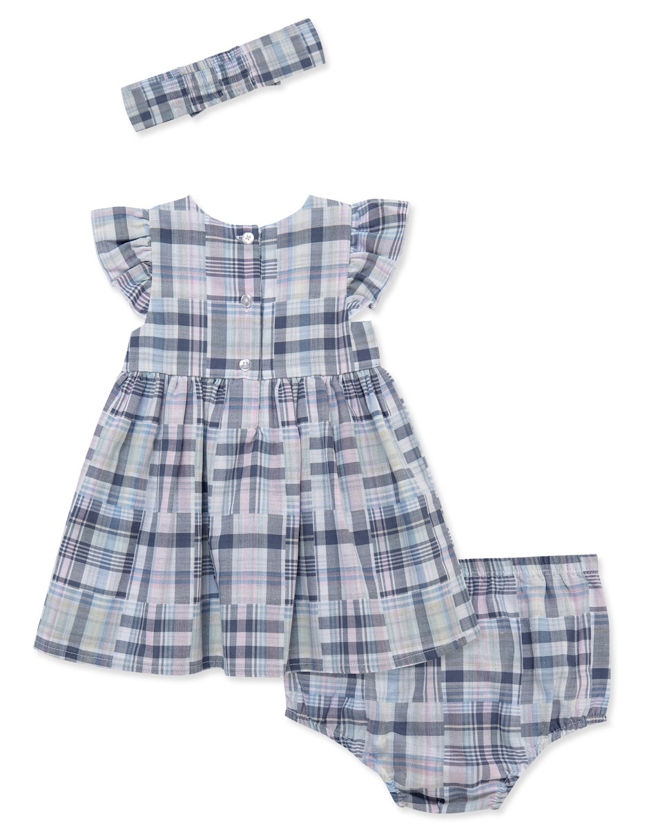 Set vestido manga regular para bebé niña