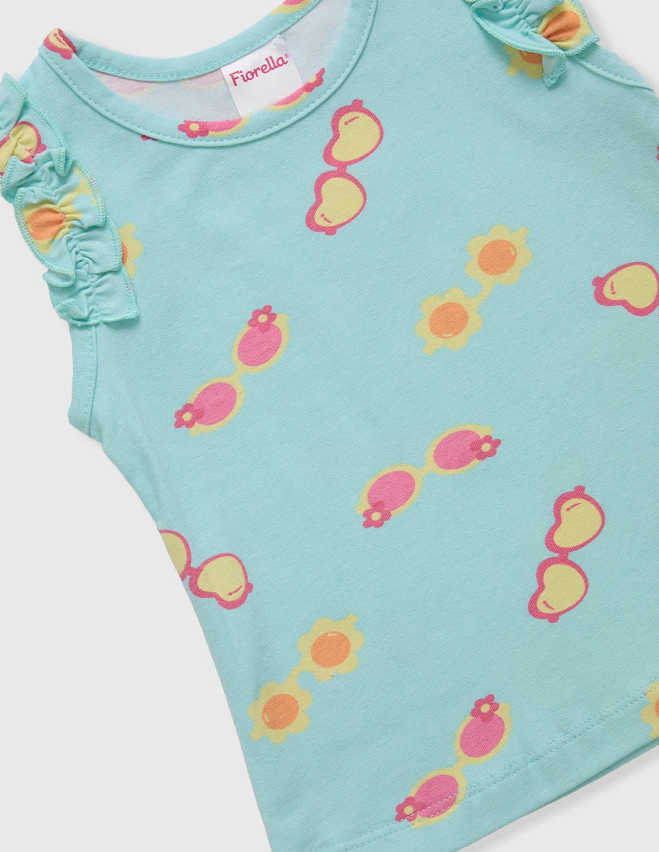 Blusa fiorella infantil niña