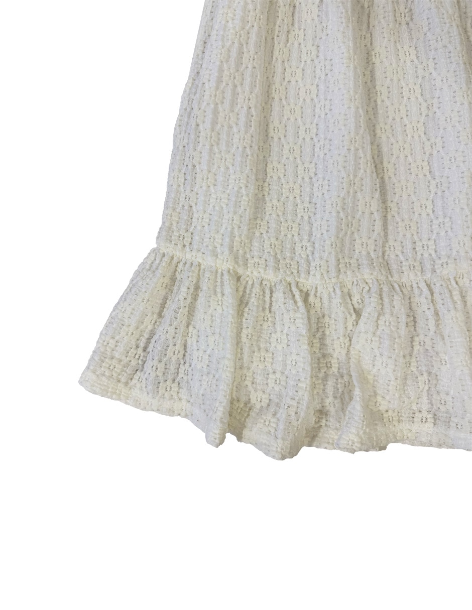 Vestido manga volantes para bebé niña 2
