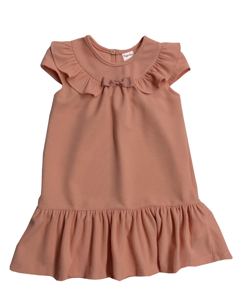 Vestido Fiorella manga cap para bebé niña