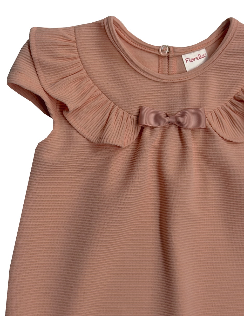 Vestido Fiorella manga cap para bebé niña