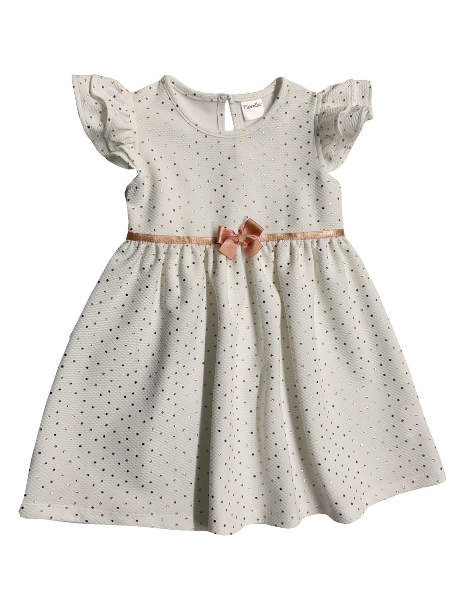 Vestido manga volantes para bebé niña Vestido manga volantes para bebé niña