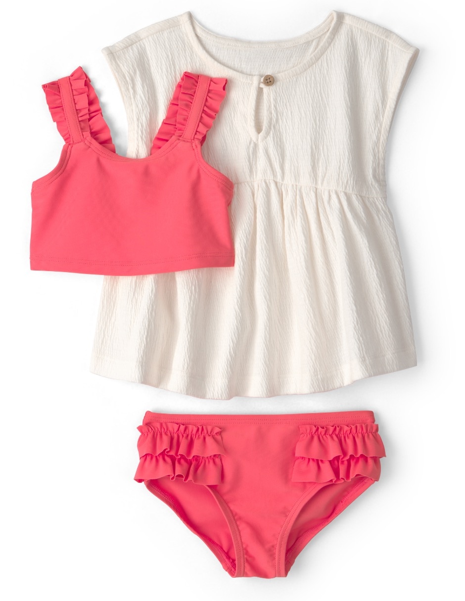 Conjunto traje de baño para bebé niña