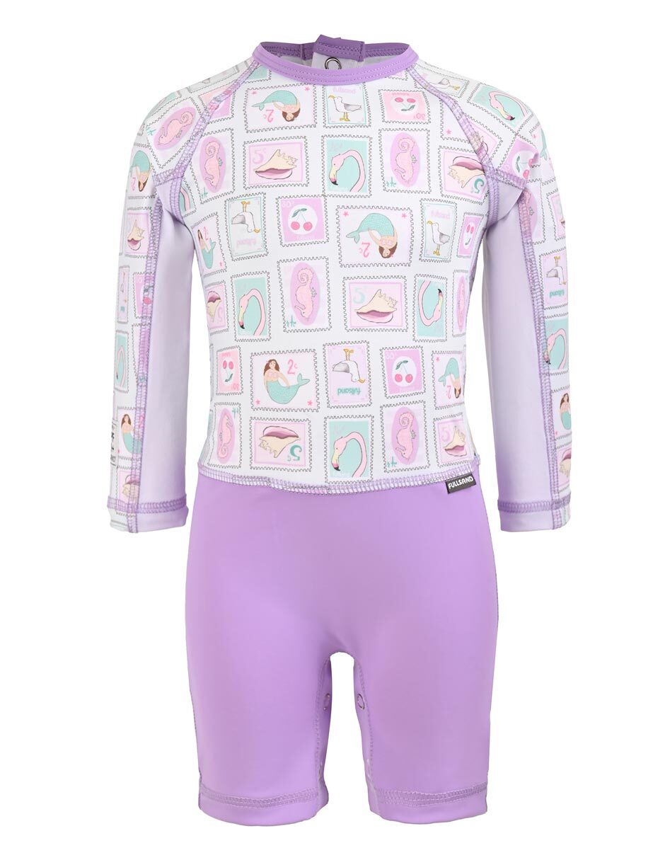 Traje de baño wetsuit timbres fantasia para bebé