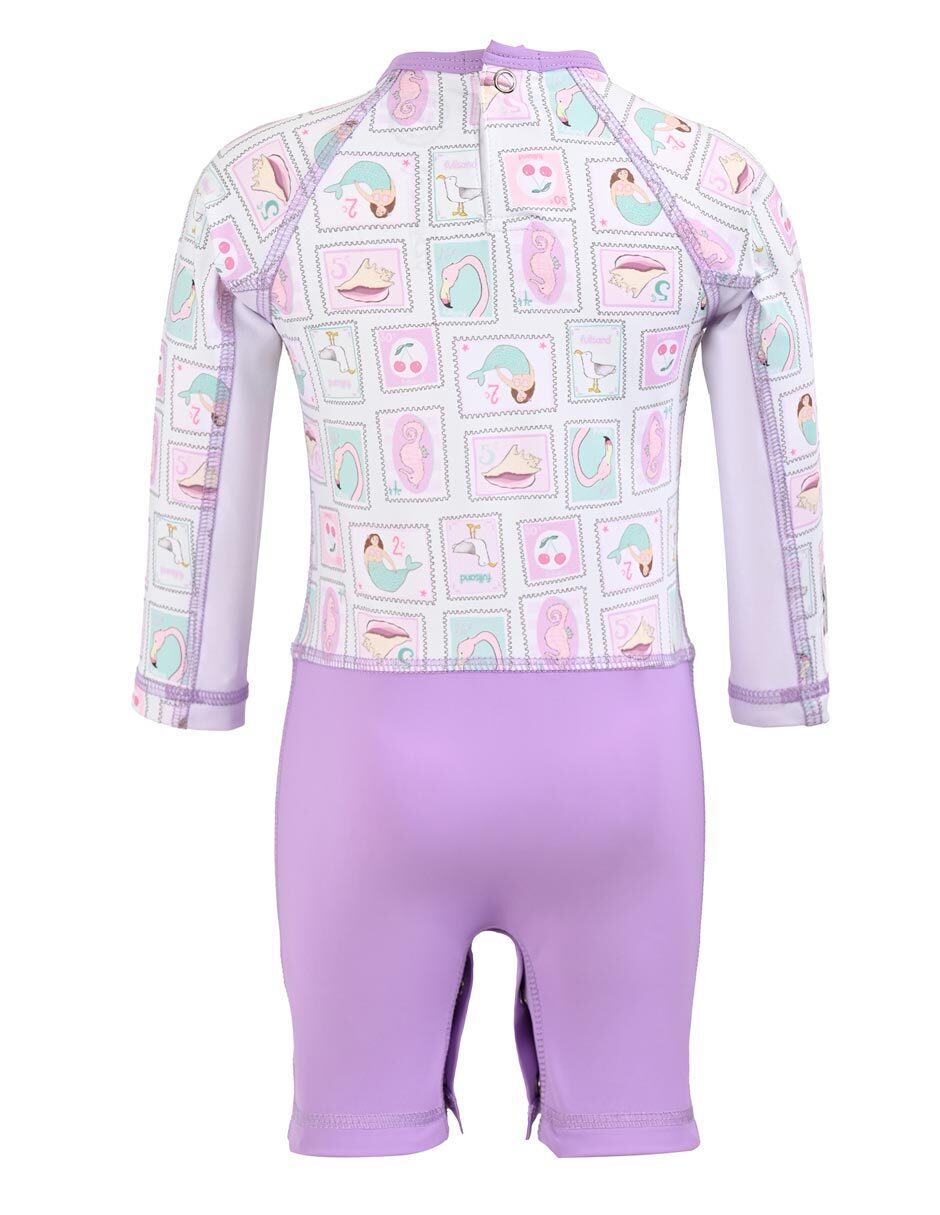 Traje de baño wetsuit timbres fantasia para bebé 3