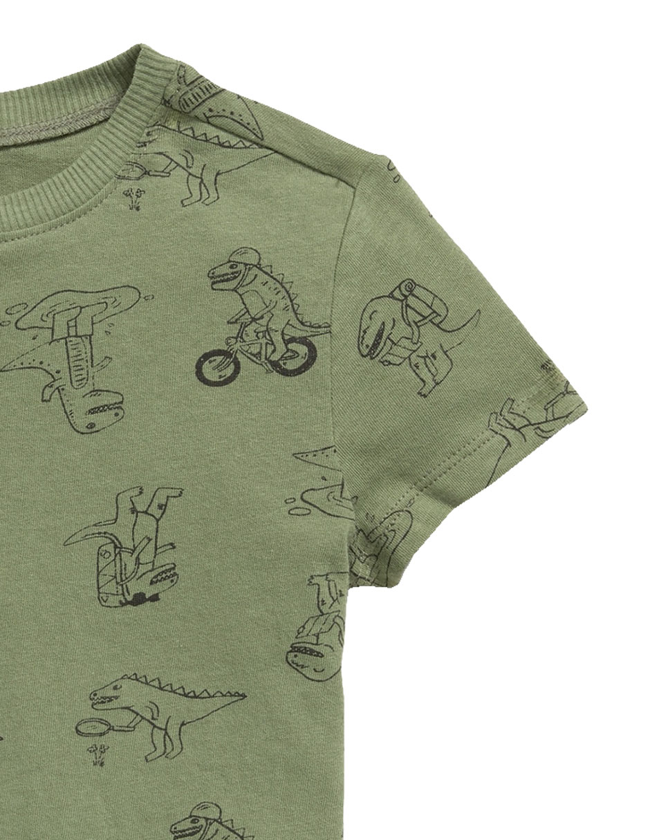 Playera manga corta para niño