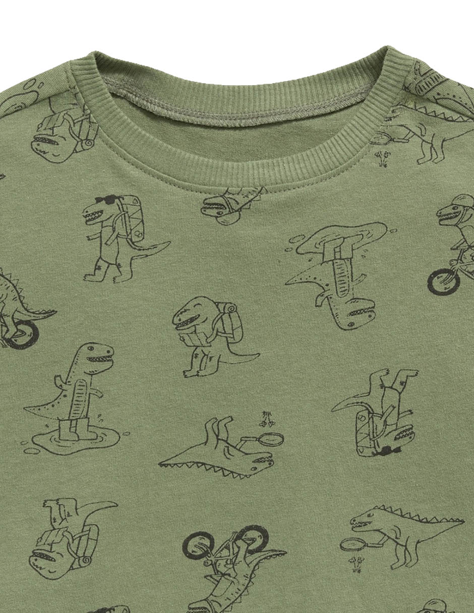 Playera manga corta para niño
