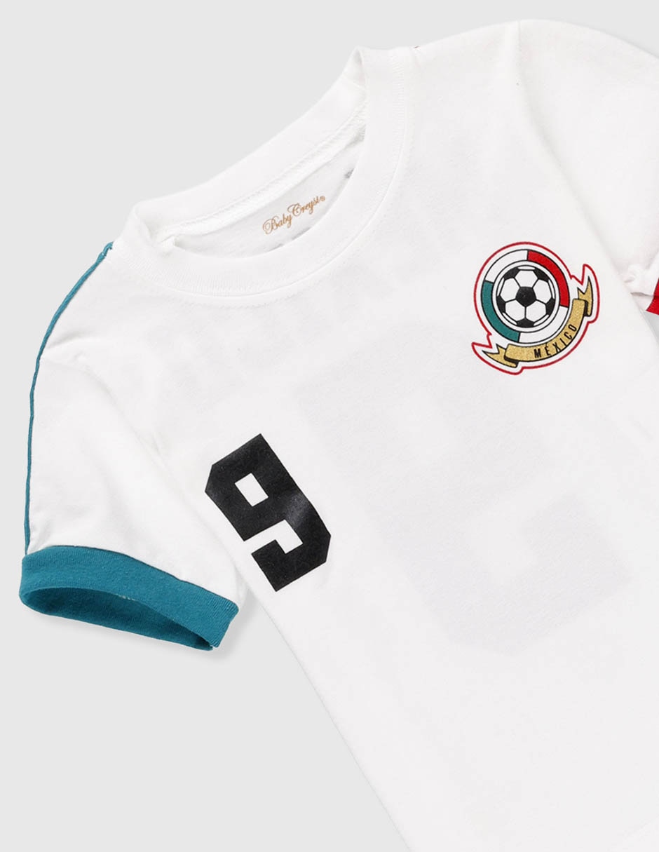 Conjunto deportivo baby creysi collection mundial de algodón para niño 3 piezas