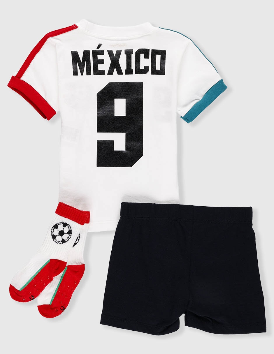 Conjunto deportivo baby creysi collection mundial de algodón para niño 3 piezas