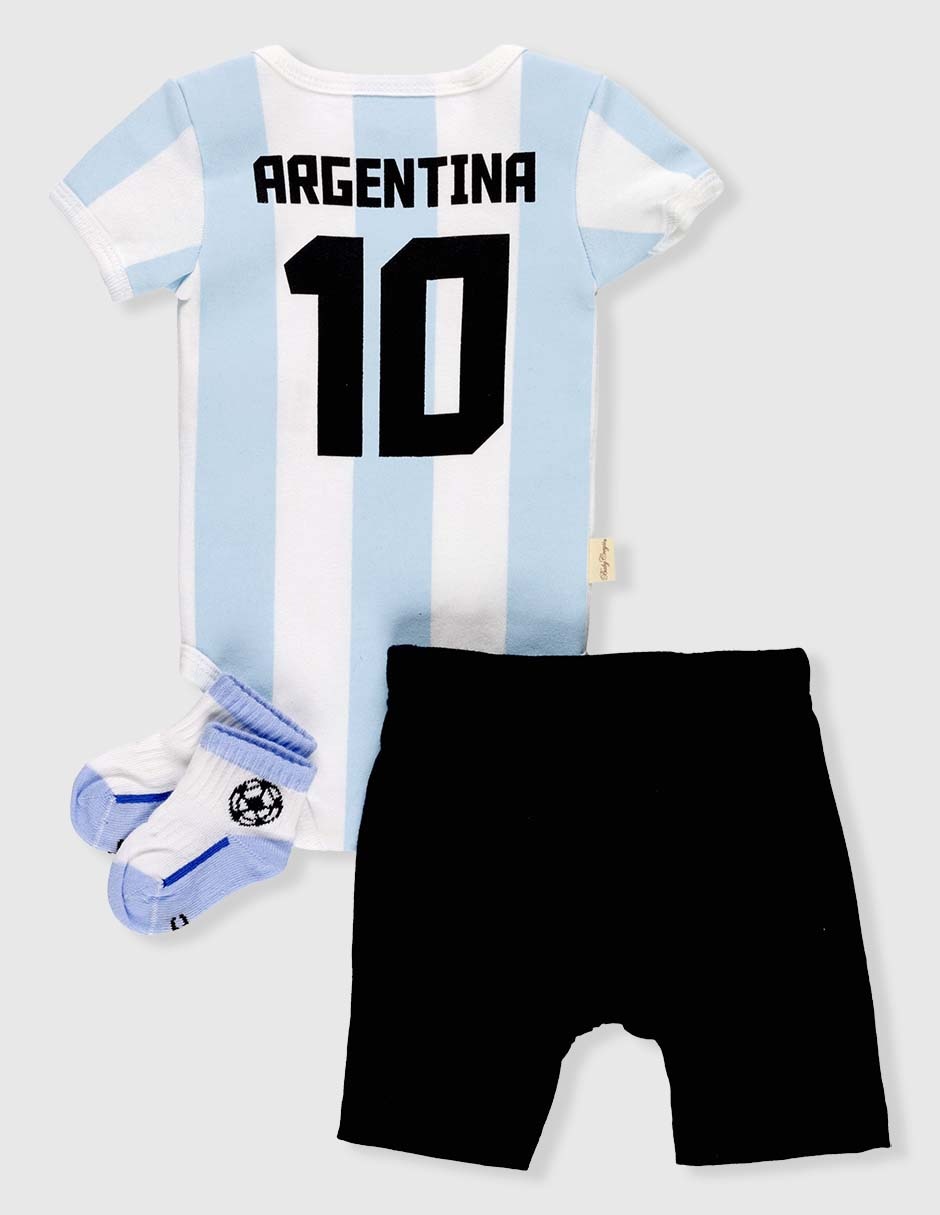 Conjunto deportivo Baby Creysi collection mundial de algodón para bebé 3 piezas