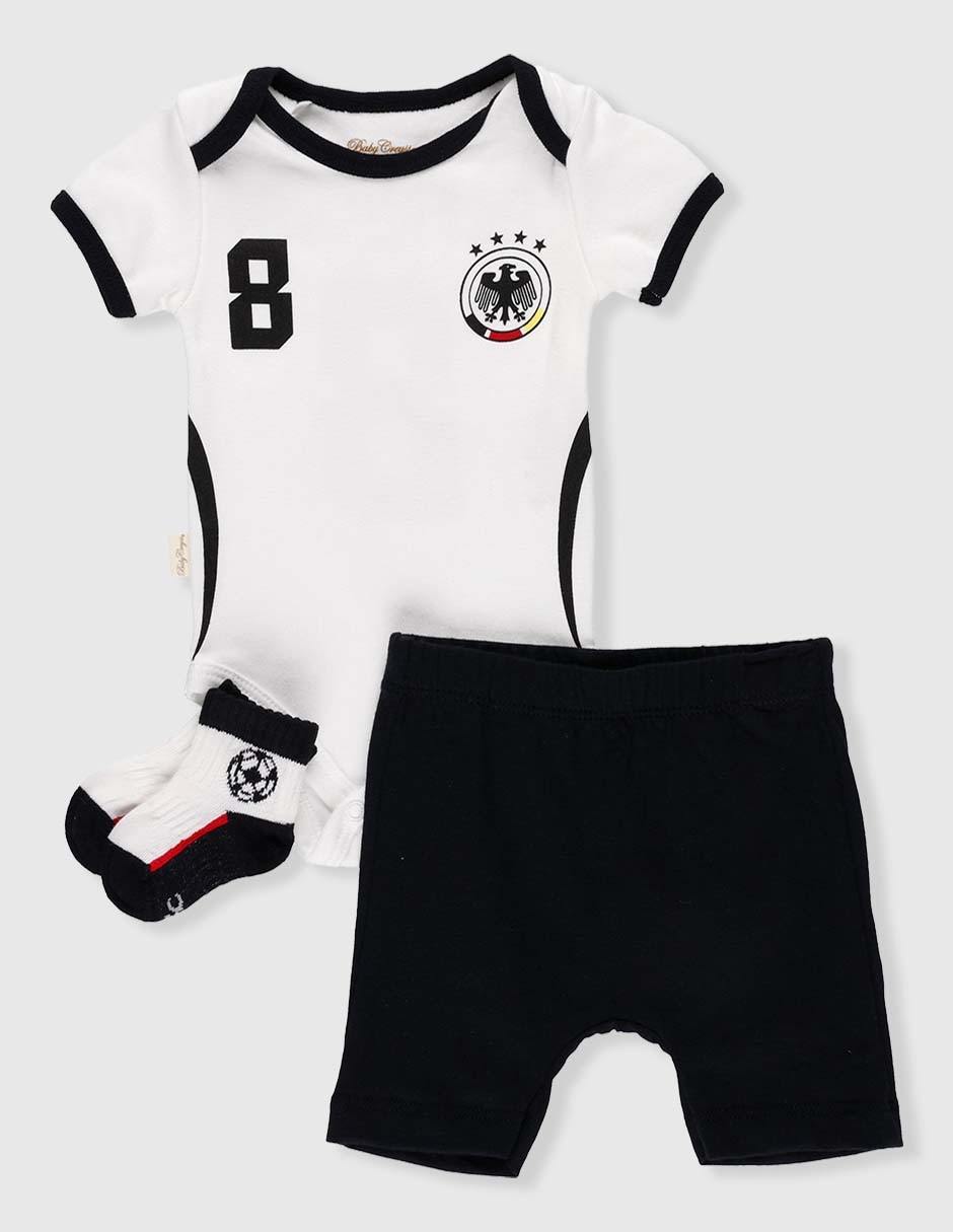 Conjunto deportivo Creysi Collection Selección de Alemania de algodón para bebé niño 4 piezas
