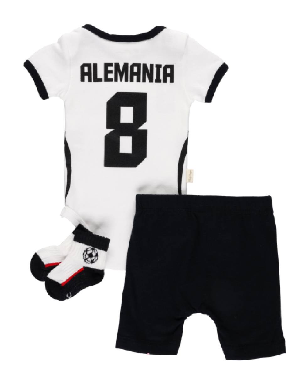 Conjunto deportivo Creysi Collection Selección de Alemania de algodón para bebé niño 4 piezas