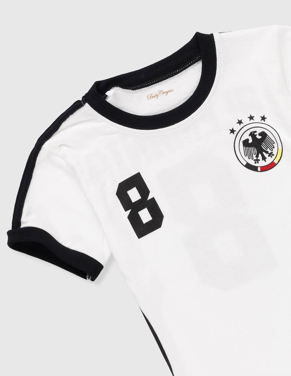 Conjunto deportivo baby creysi collection mundial de algodón para bebé 3 piezas