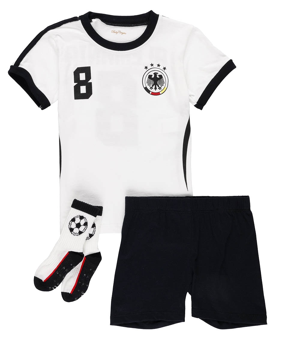 Conjunto deportivo baby creysi collection mundial de algodón para bebé 3 piezas