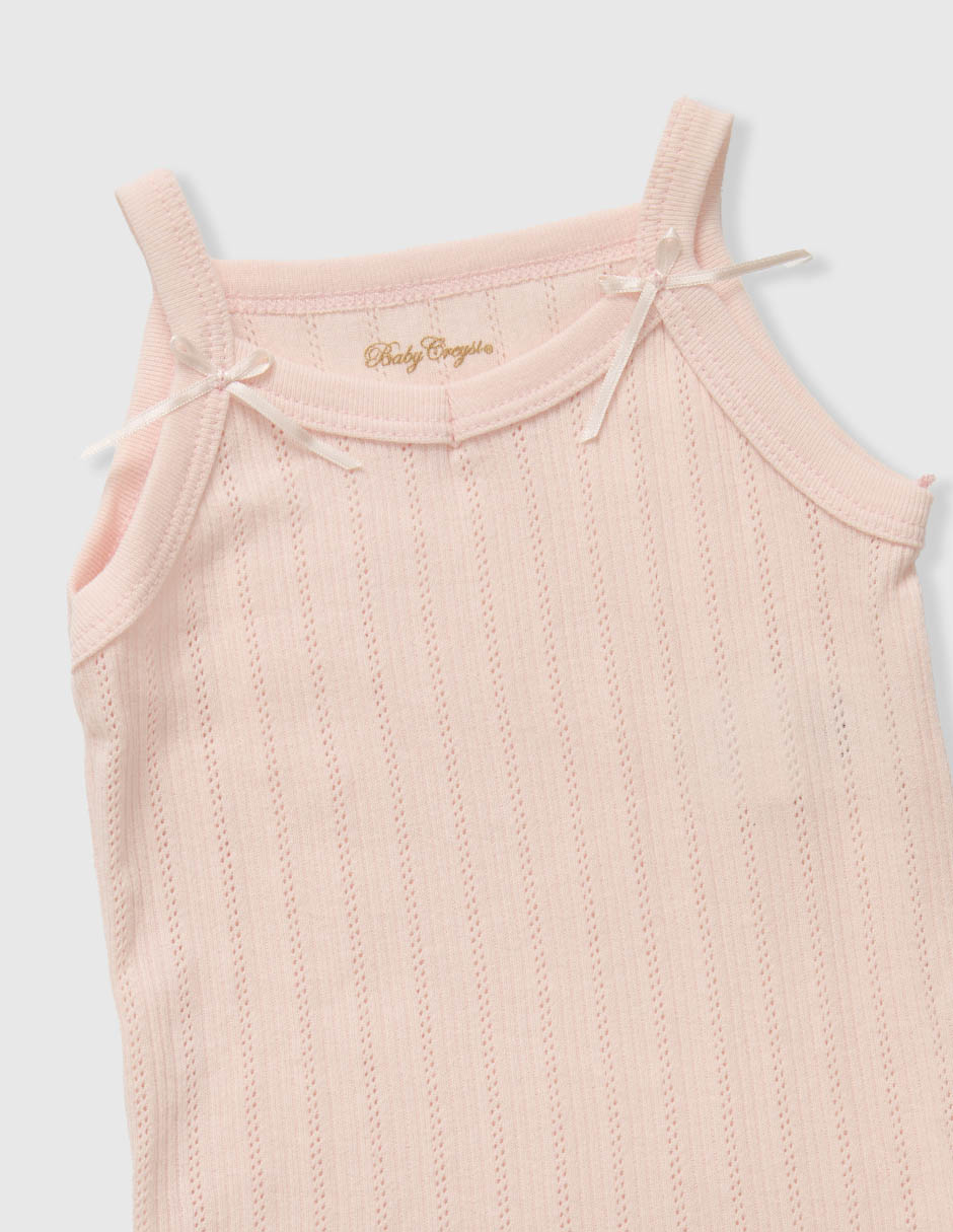 Conjunto casual baby campo de flores de algodón para bebé niña