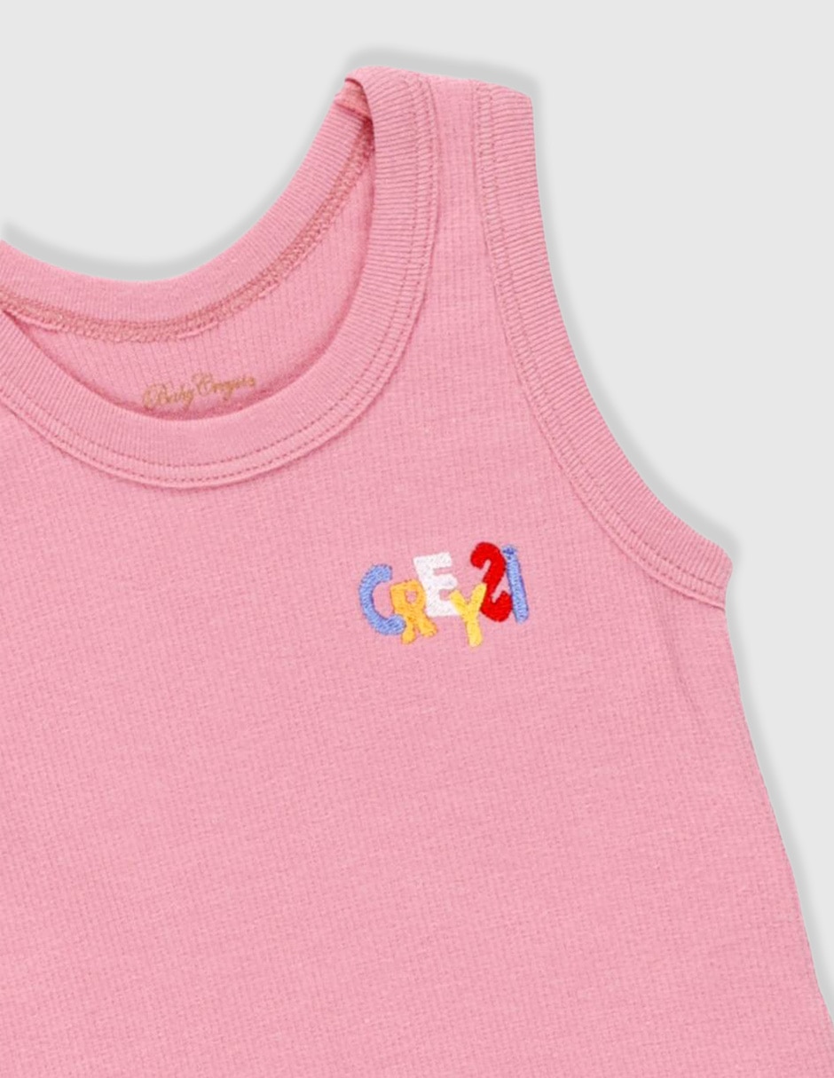 Conjunto casual baby creysi collection campo de flores para bebé niña