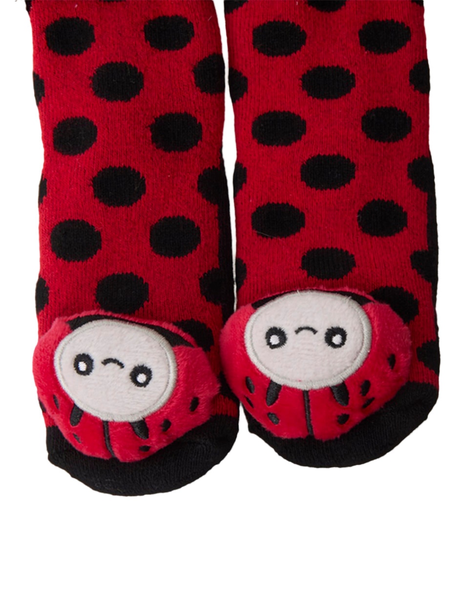 Calcetines antiderrapante de algodón para bebé niña 3
