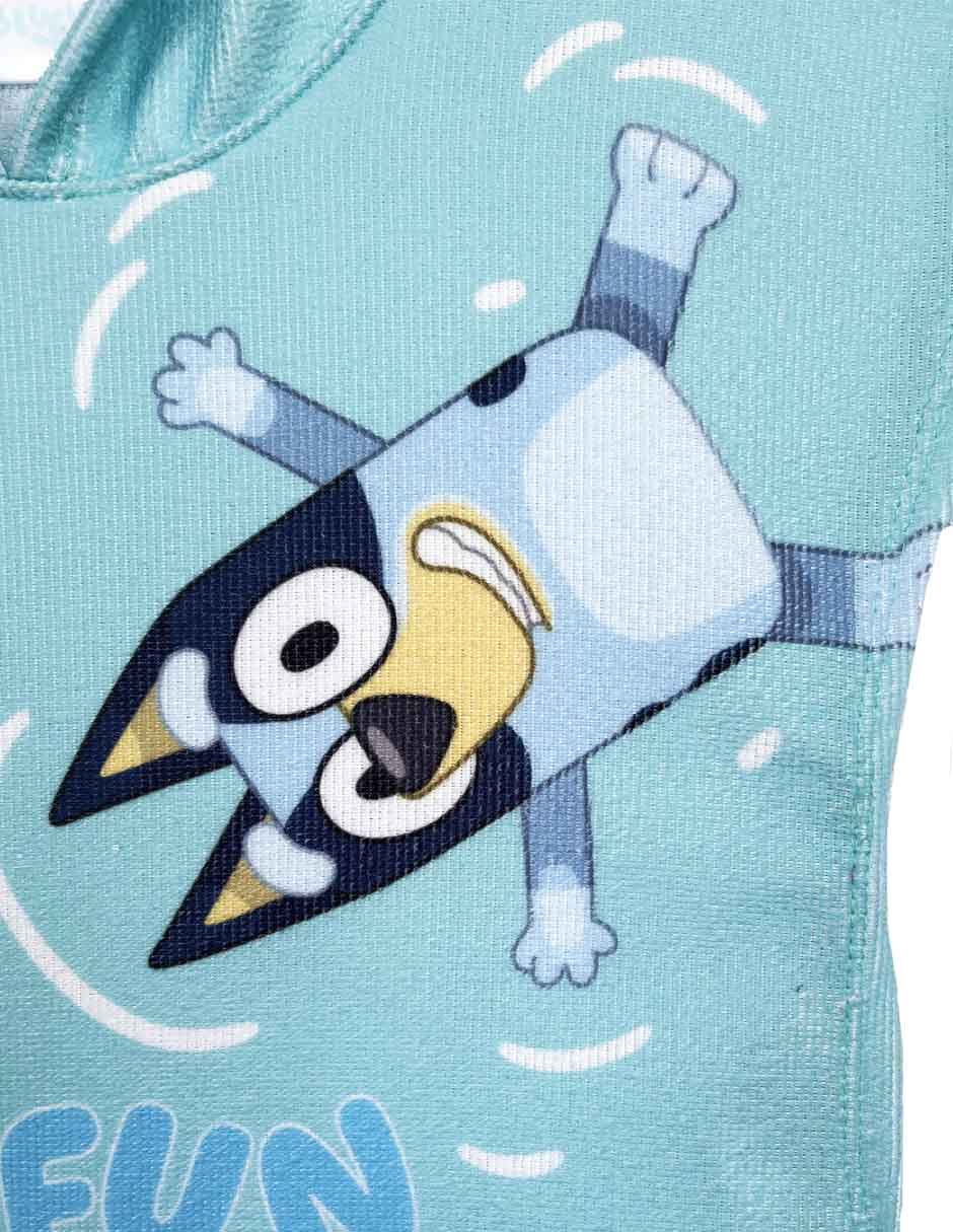 Bata de baño Bluey para bebé niño