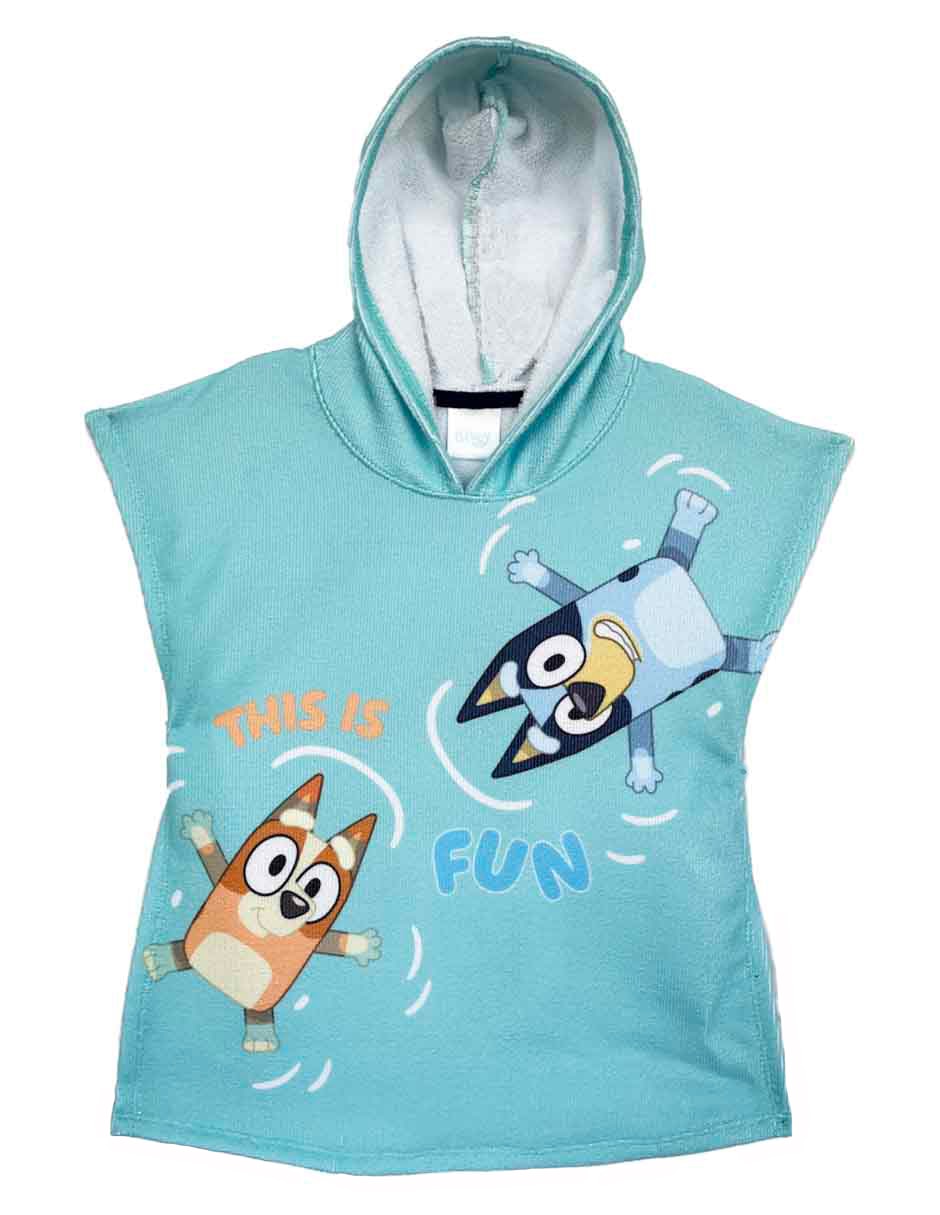 Bata de baño Bluey para bebé niño