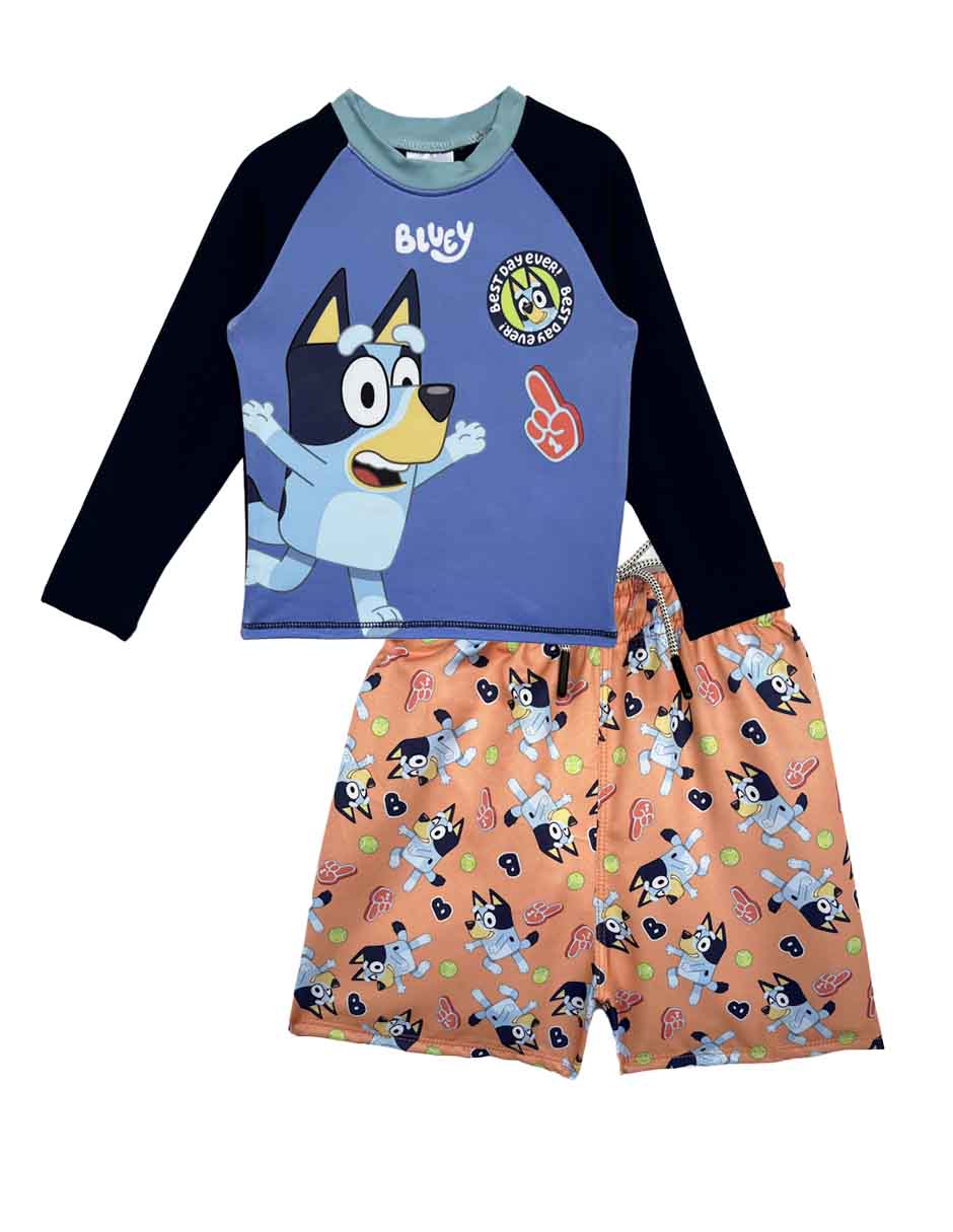 Conjunto traje de baño Bluey para bebé