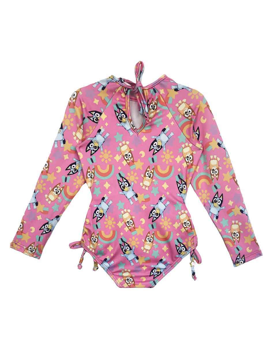 Traje de baño traje de baño completo bluey bluey para bebé niña
