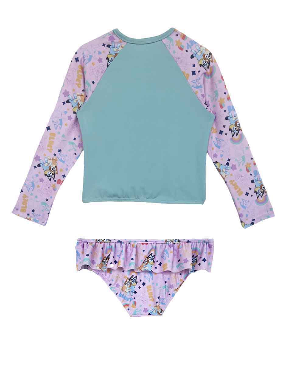 Conjunto traje de baño Bluey para bebé 3