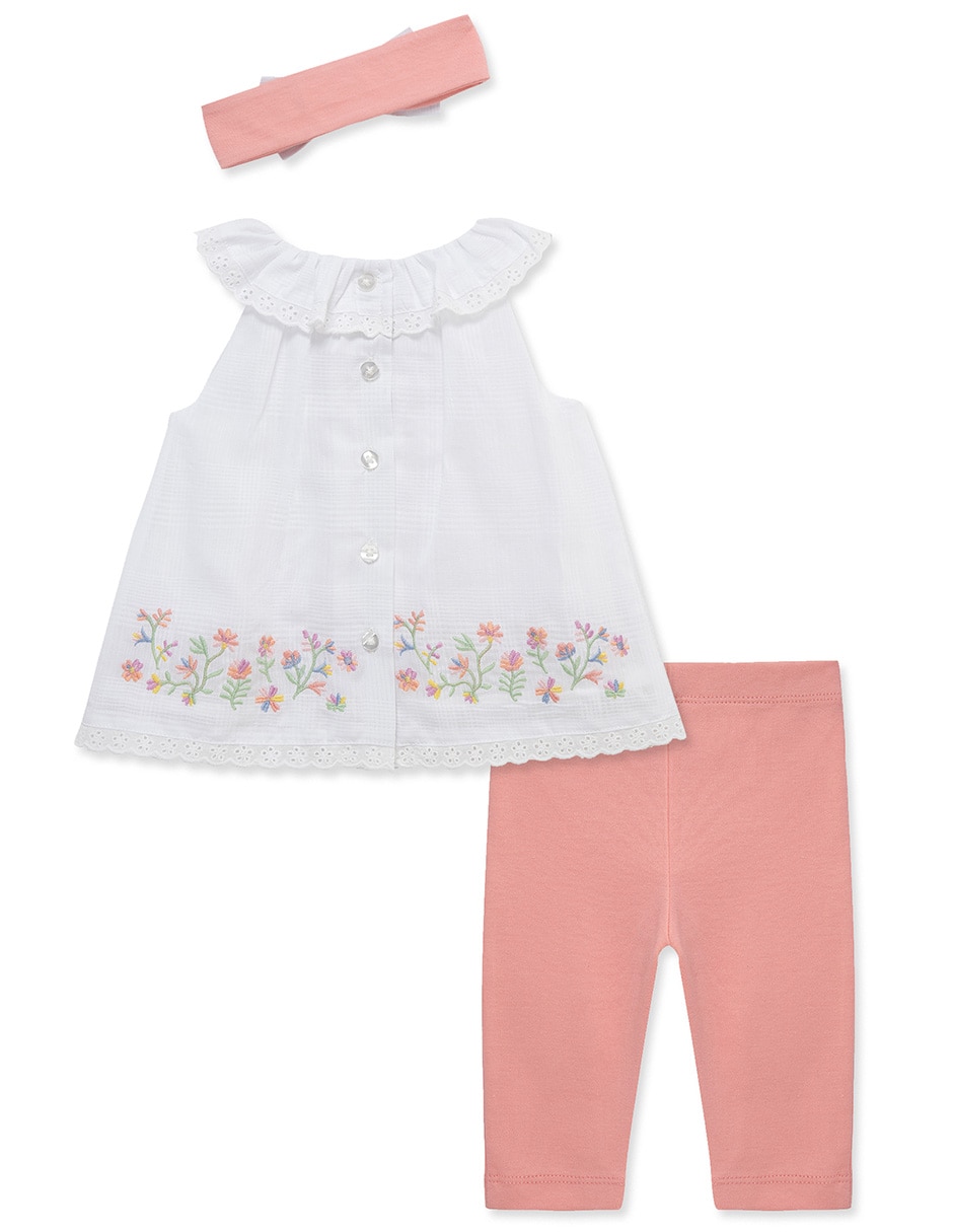 Conjunto de algodón para bebé niña