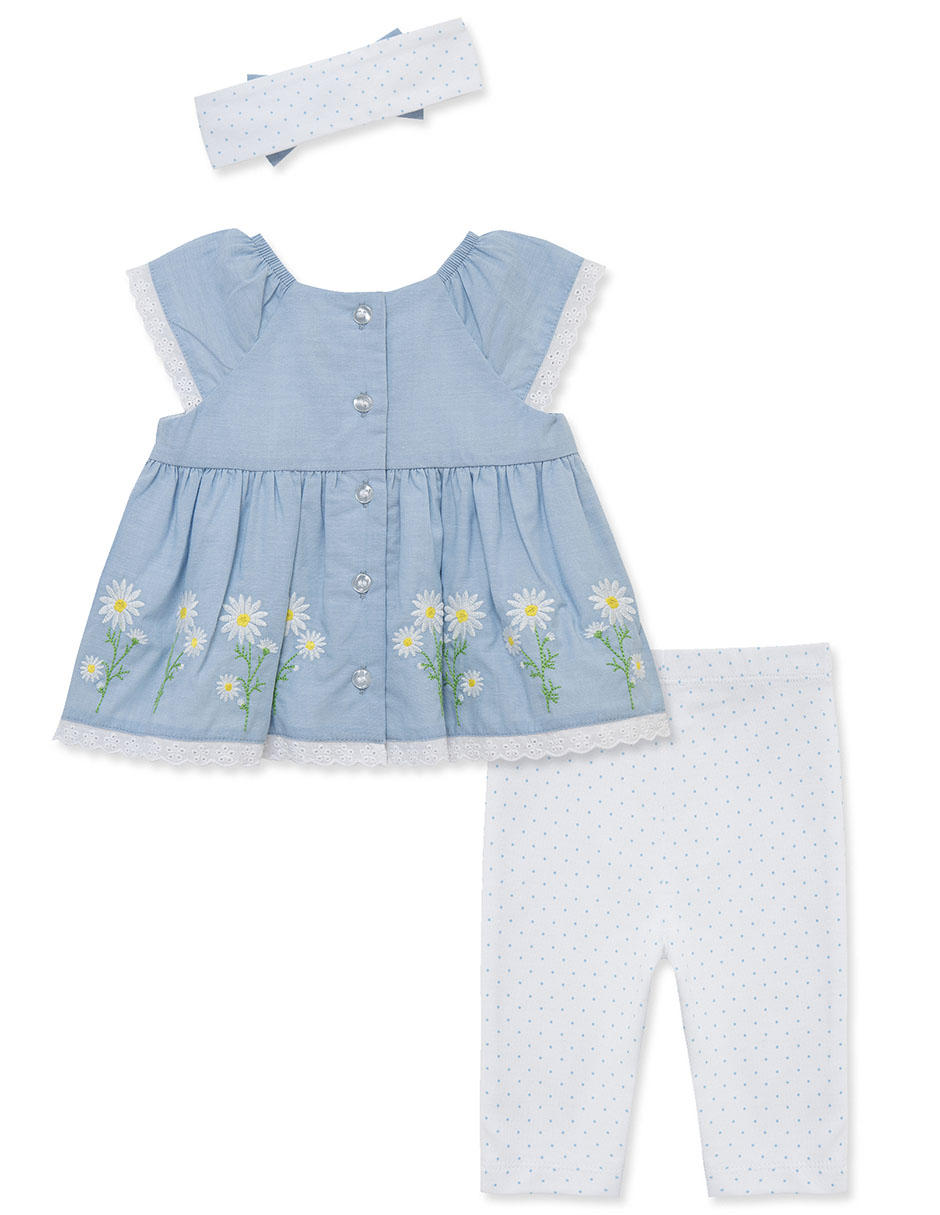 Conjunto de algodón para bebé niña
