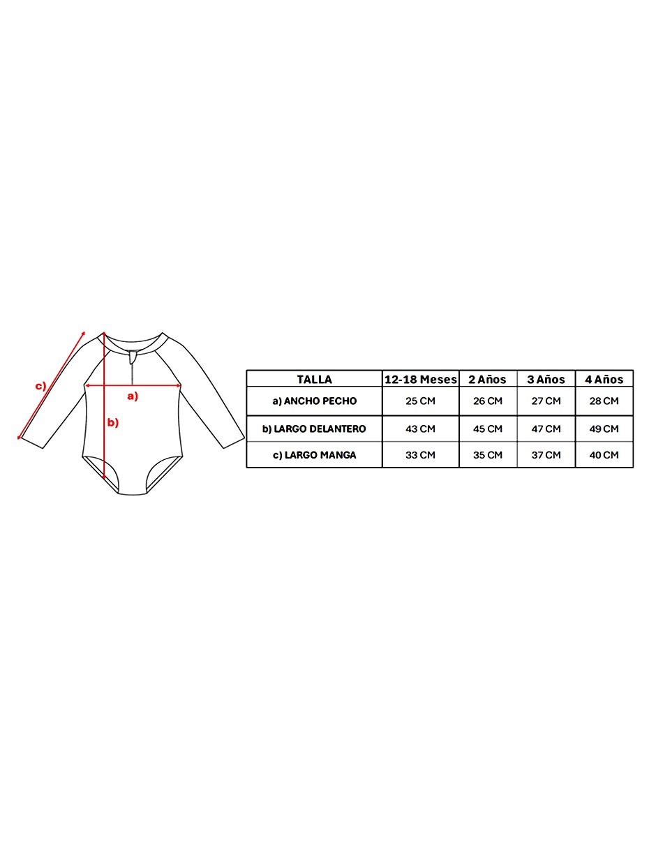 Traje de baño completo para bebé 2