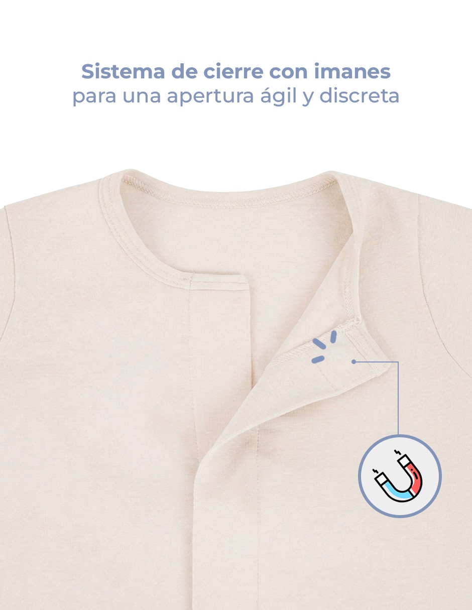 Mameluco mon caramel basics de algodón para bebé